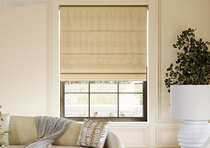 Lucerne Faux Silk, Alabaster - Twist&Fit Roman Blind - Image 3